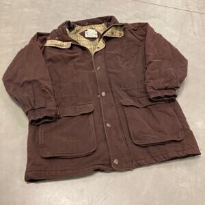 y2k flannel lined chore jacket